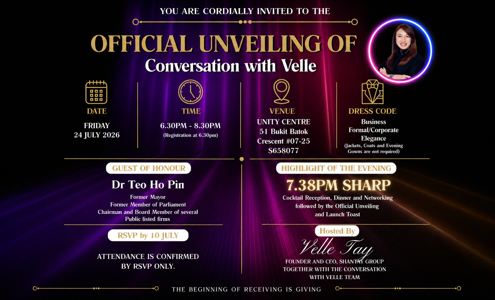 Official Unveiling of Conversation with Velle