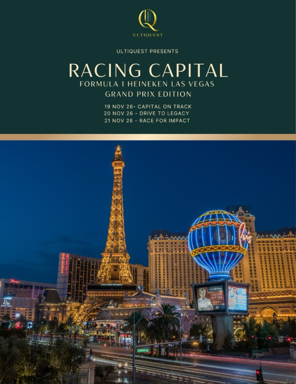 Racing Capital — Formula 1 Heineken Las Vegas Grand Prix Edition