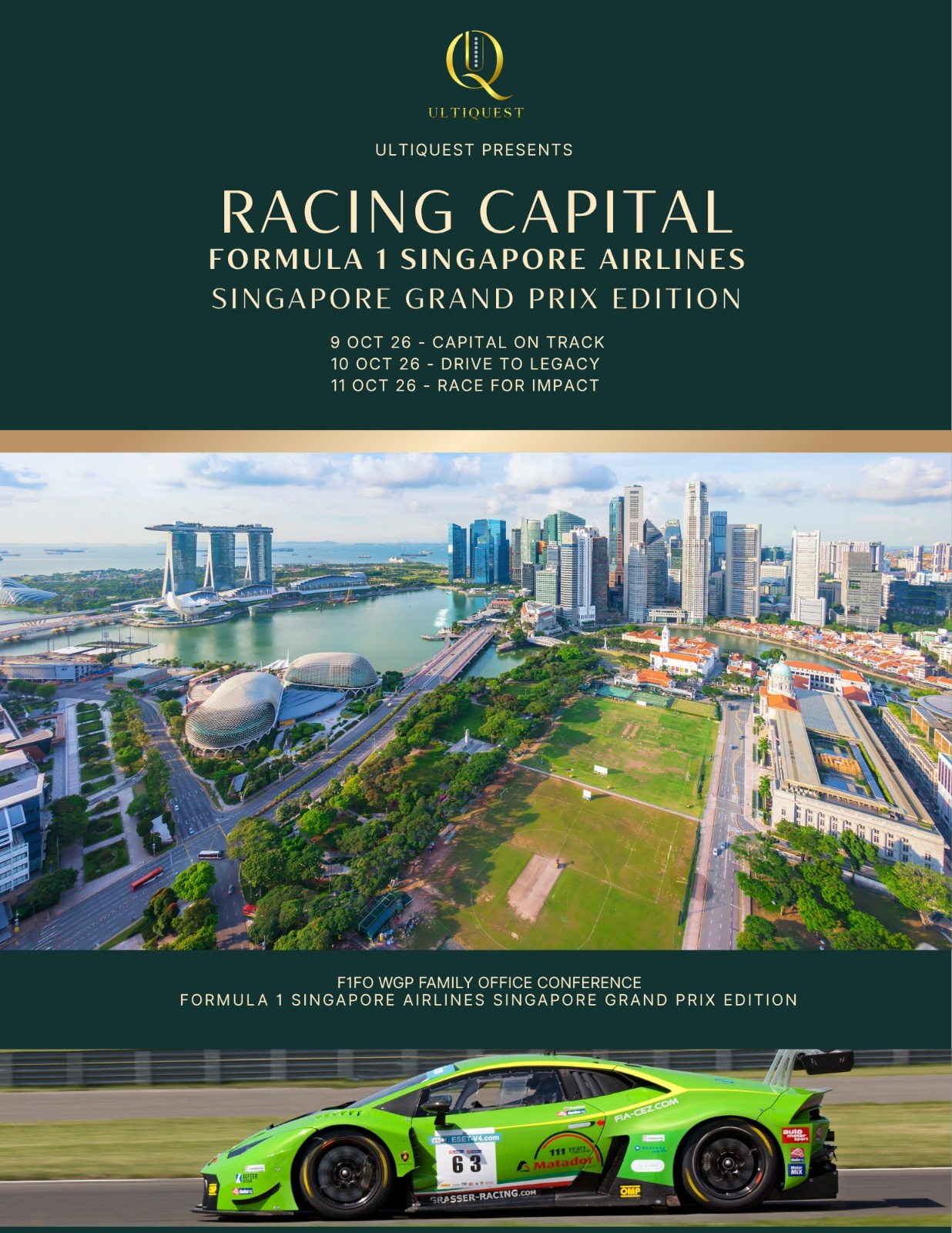 Racing Capital - F1 Family Office Summit, Singapore Grand Prix Edition poster